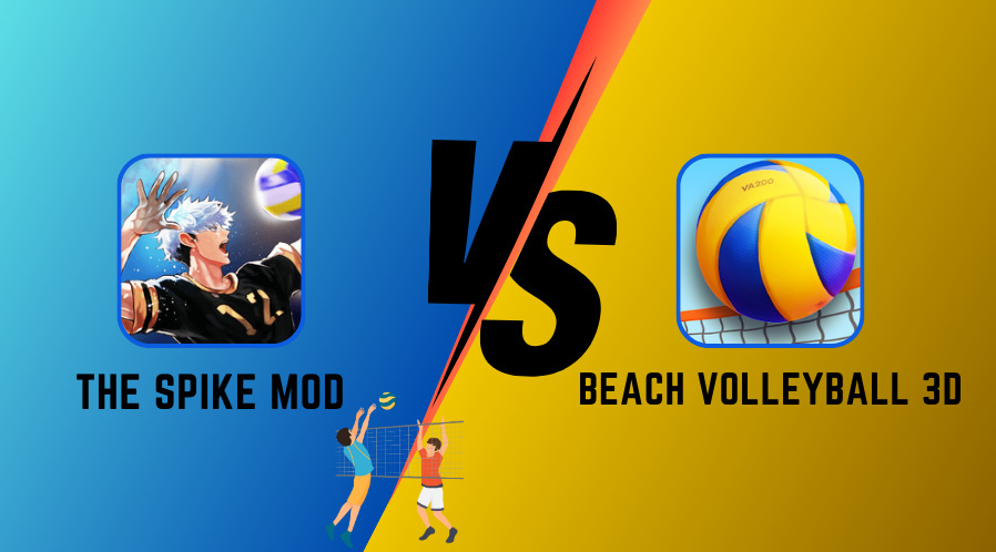 The Spike Mod vs Beach Volleyball 3D